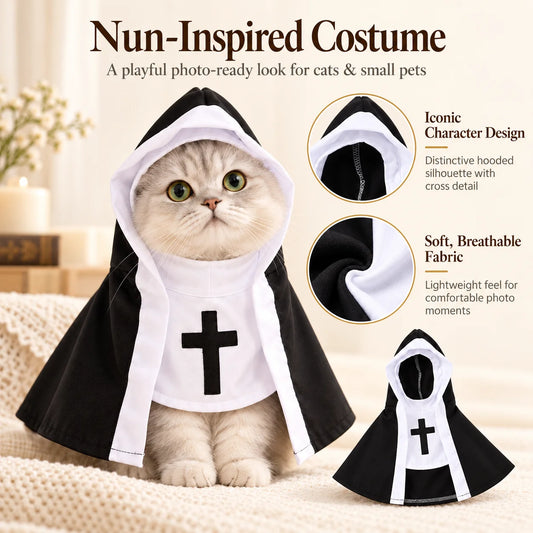 Nun Costume for a Purrfect Halloween