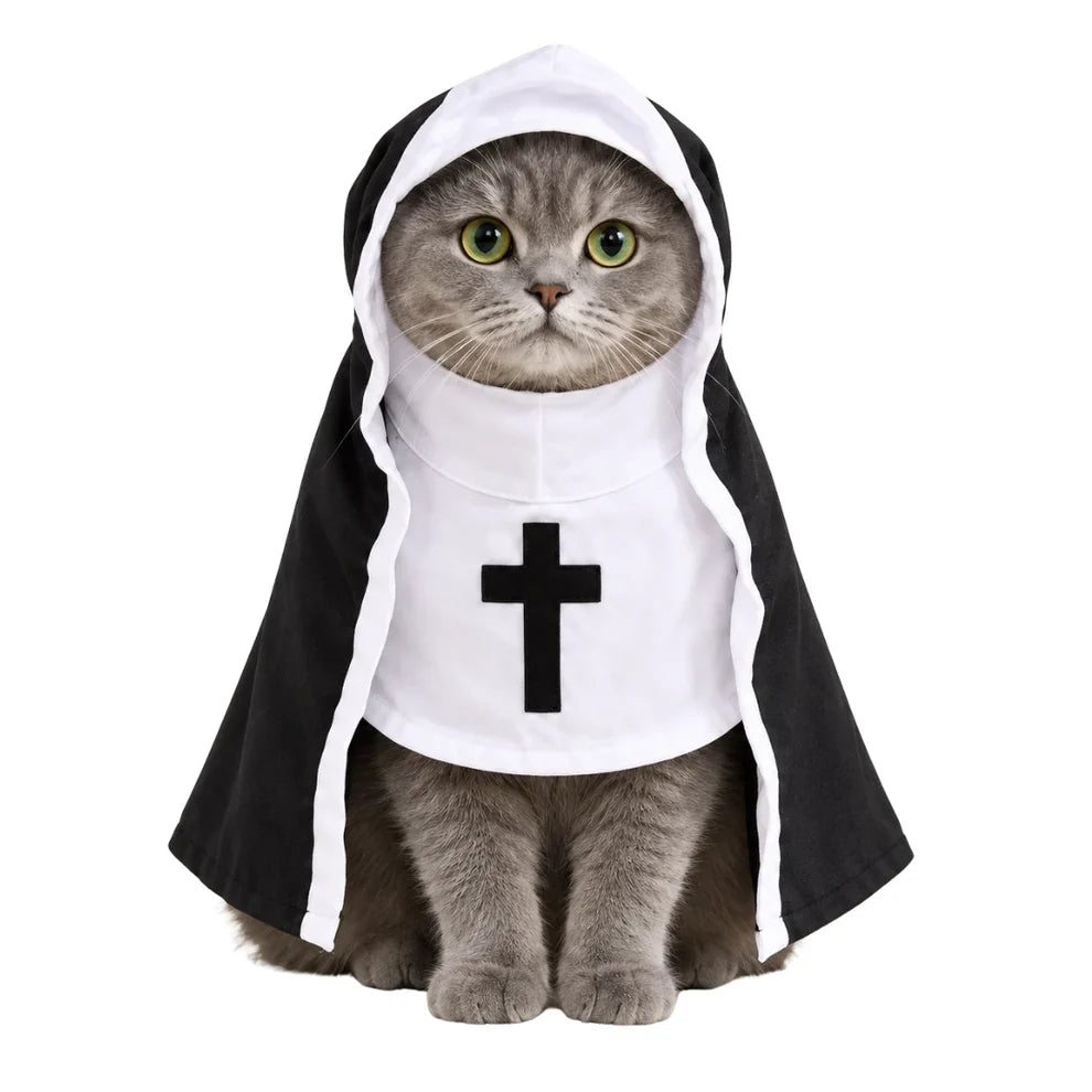 Nun Costume for a Purrfect Halloween