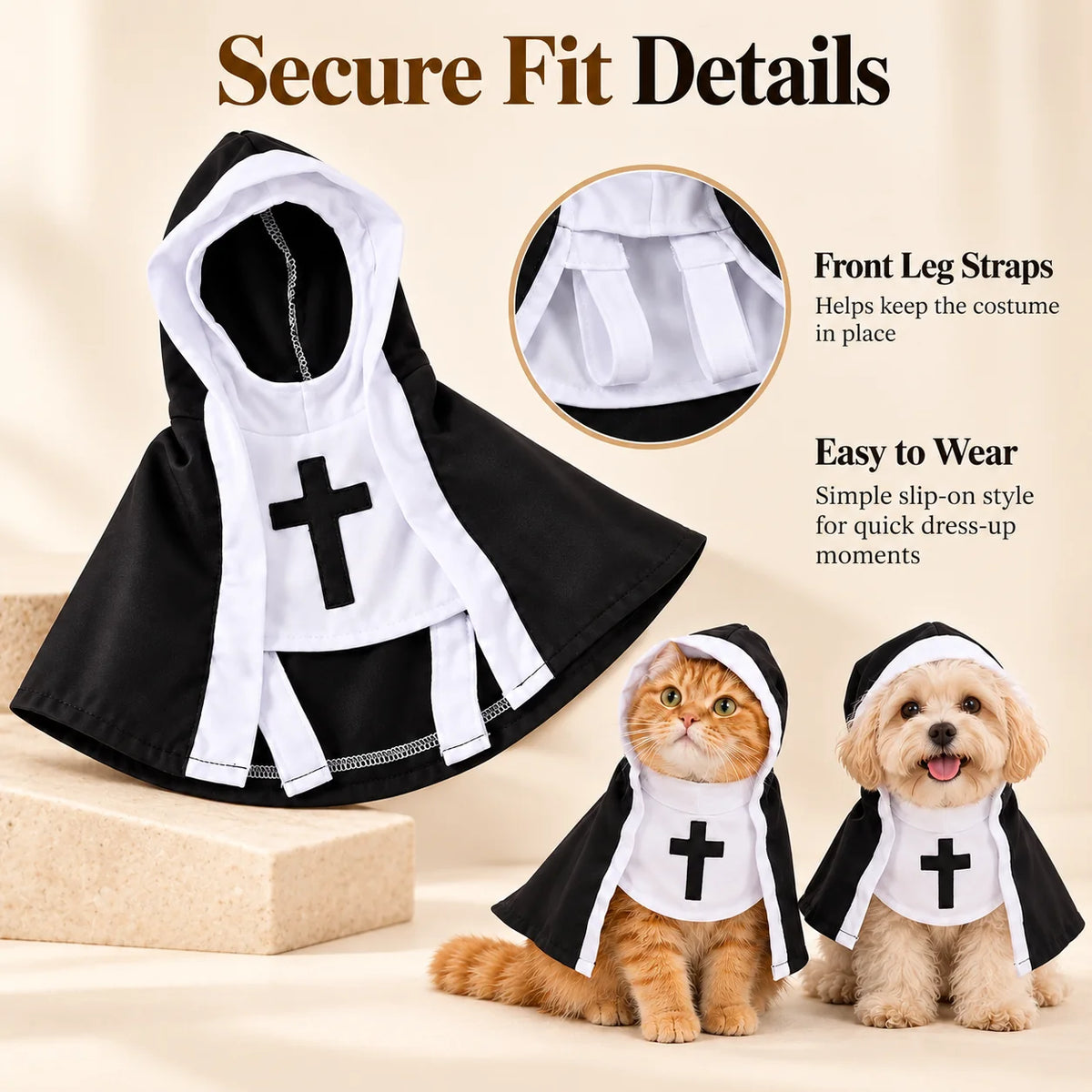 Nun Costume for a Purrfect Halloween